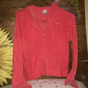 Nike zip up hooded jacket!